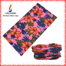 LINGSHANG cachecol de escravidão bandana flor headband bandana impressão camisa